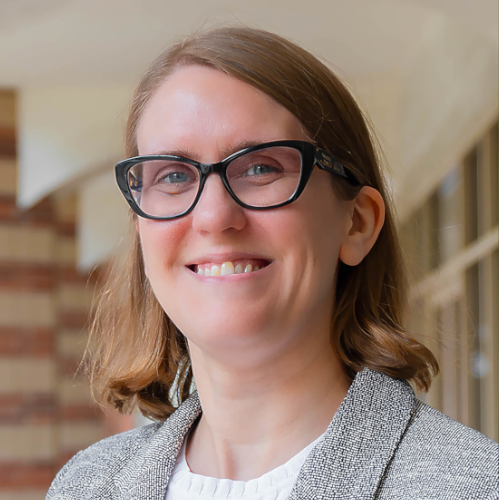 Anna Ahearn smiling, cropped at the shoulders